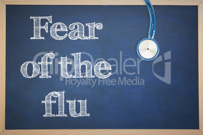 Composite image of dear of the flu