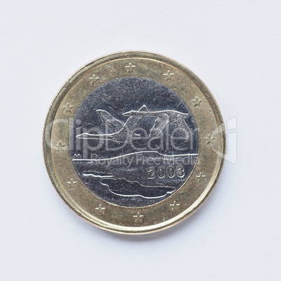 Finnish 1 Euro coin