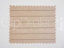 Brown paper sample