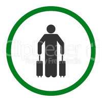 Passenger baggage icon