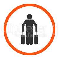 Passenger baggage icon