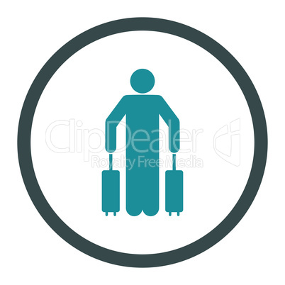 Passenger baggage icon