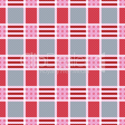 Rectangular seamless pattern in pink an gray trendy hues