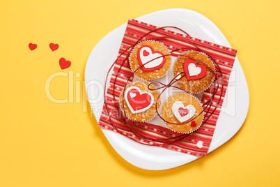 valentine's day muffins