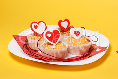 valentine's day muffins