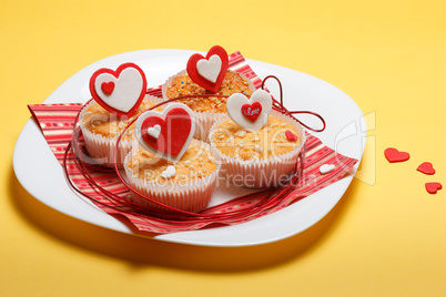 valentine's day muffins