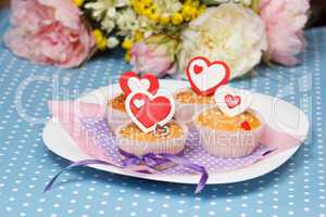 valentine's day muffins