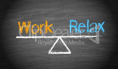 Work and Relax - Balance Concept