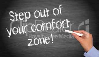 Step out of your comfort zone