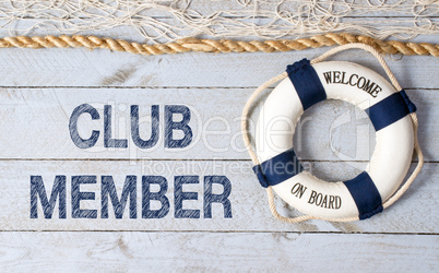 Club Member - Welcome on Board