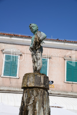 Denkmal in Rovinj, Istrien