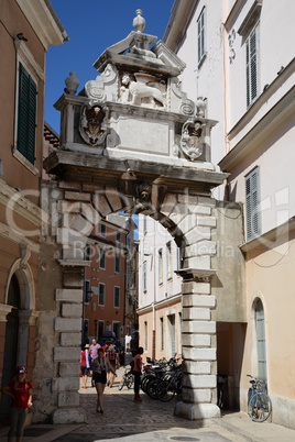 Balbi Tor (Vrata Balbi) in Rovinj