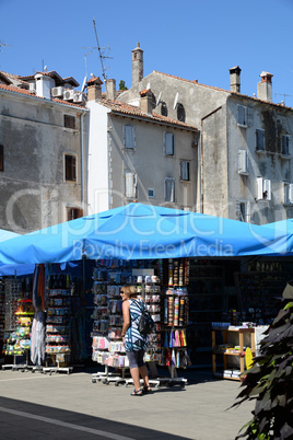 Markt in Rovinj, Istrien