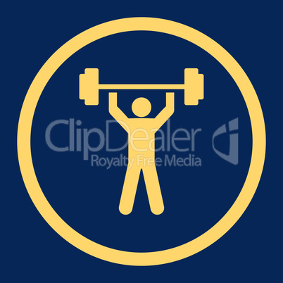 Power lifting icon Power lifting icon