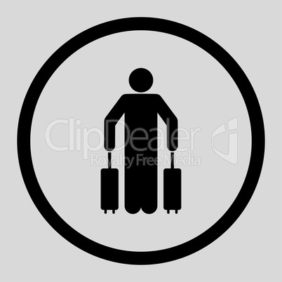 Passenger baggage icon