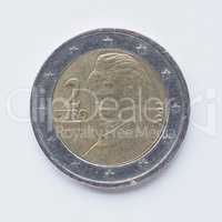 Austrian 2 Euro coin