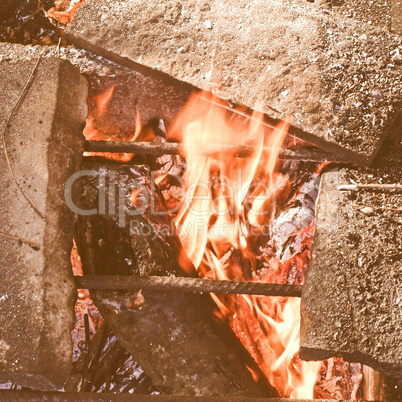 Retro looking Barbecue