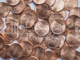 Dollar coins background