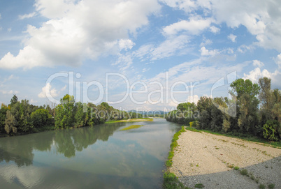 River Po in Settimo Torinese