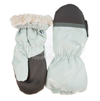 Children's autumn-winter mittens