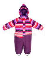 Childrens snowsuit fall