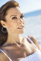 Beautiful Middle Aged Woman On A Beach