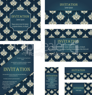 Set of Invitation Cards