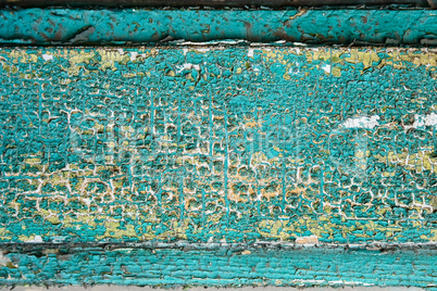 Weathered old painted wood