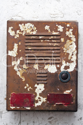 Old rusty communicator