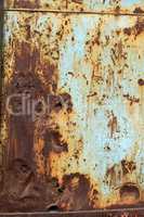 old decayed rust metal