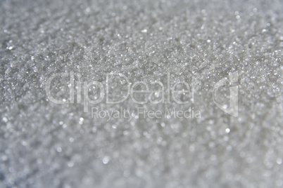 raw white macro close-up on sugar surface