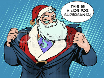 Santa Claus super hero