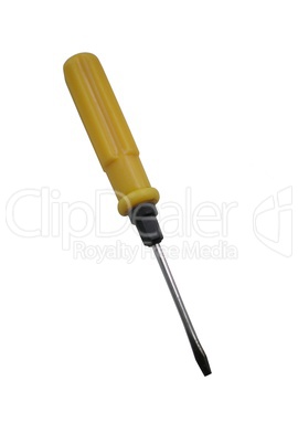 Yellow screw driver