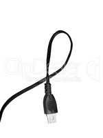 USB cable on a white background
