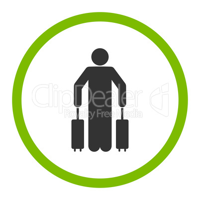 Passenger baggage icon