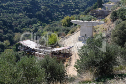 Brückenbau bei Sitia, Kreta