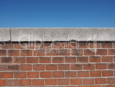 Red brick wall background