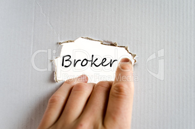 Broker text concept