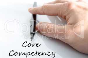 Core competency text concept