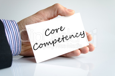Core competency text concept