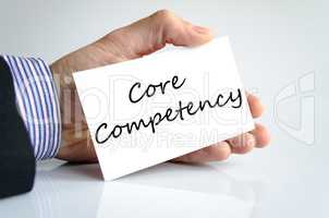 Core competency text concept