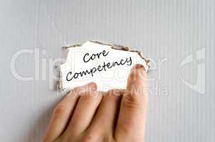 Core competency text concept
