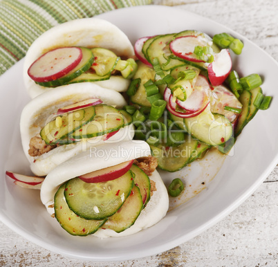 Steamed Buns with Vegetables