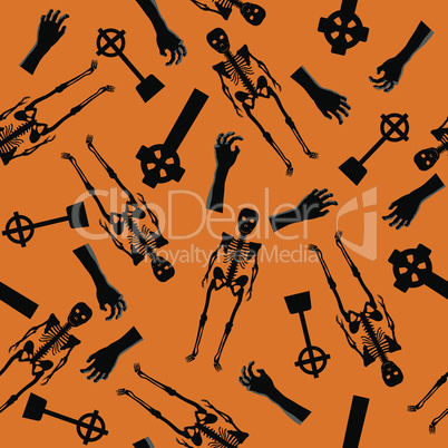 Halloween Seamless Pattern