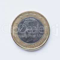 Belgian 1 Euro coin