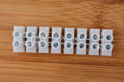 Plastic electrical connectors