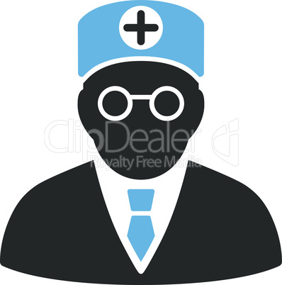Bicolor Blue-Gray--head physician v2.eps