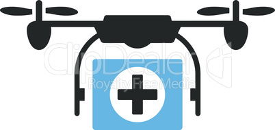 Bicolor Blue-Gray--medical drone.eps