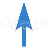 Arrow Axis Y flat cobalt color icon