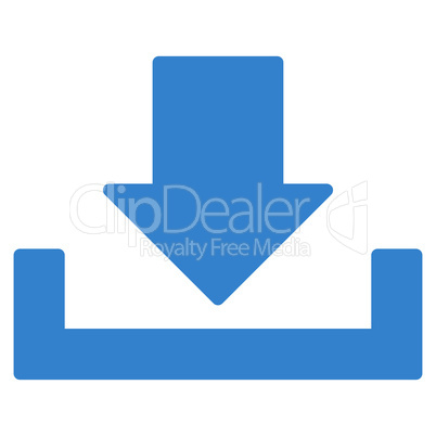 Download flat cobalt color icon